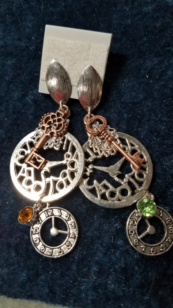 Keys of Time Earrings