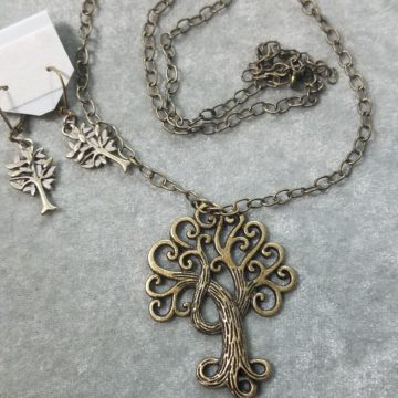 Tree of Life Necklace and Earrings
